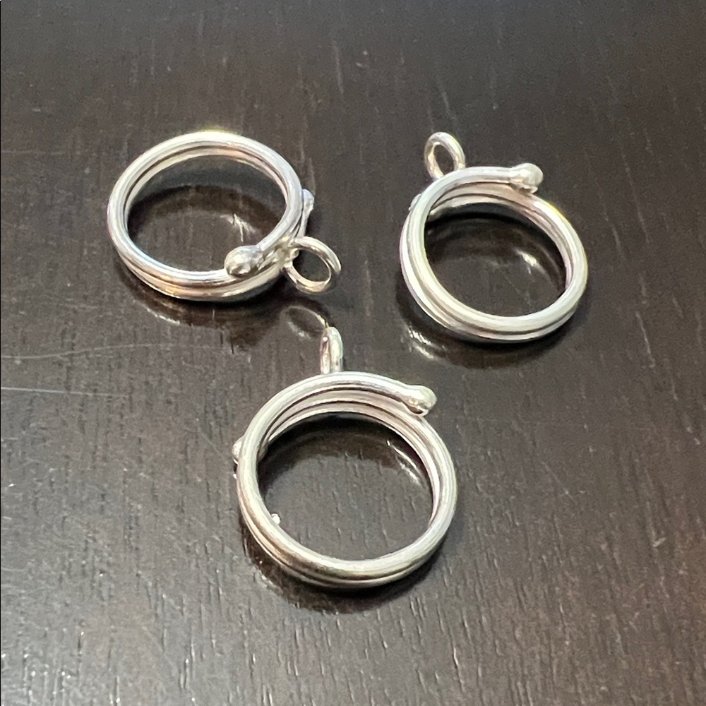 Hill Tribe Silver embellishment ring base for beading